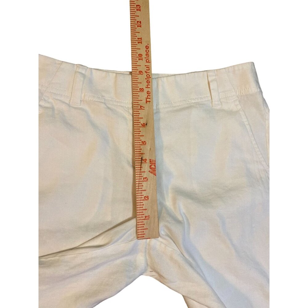 Ann Taylor Shorts Womens 0 NEW White Linen Blend - Picture 12 of 13